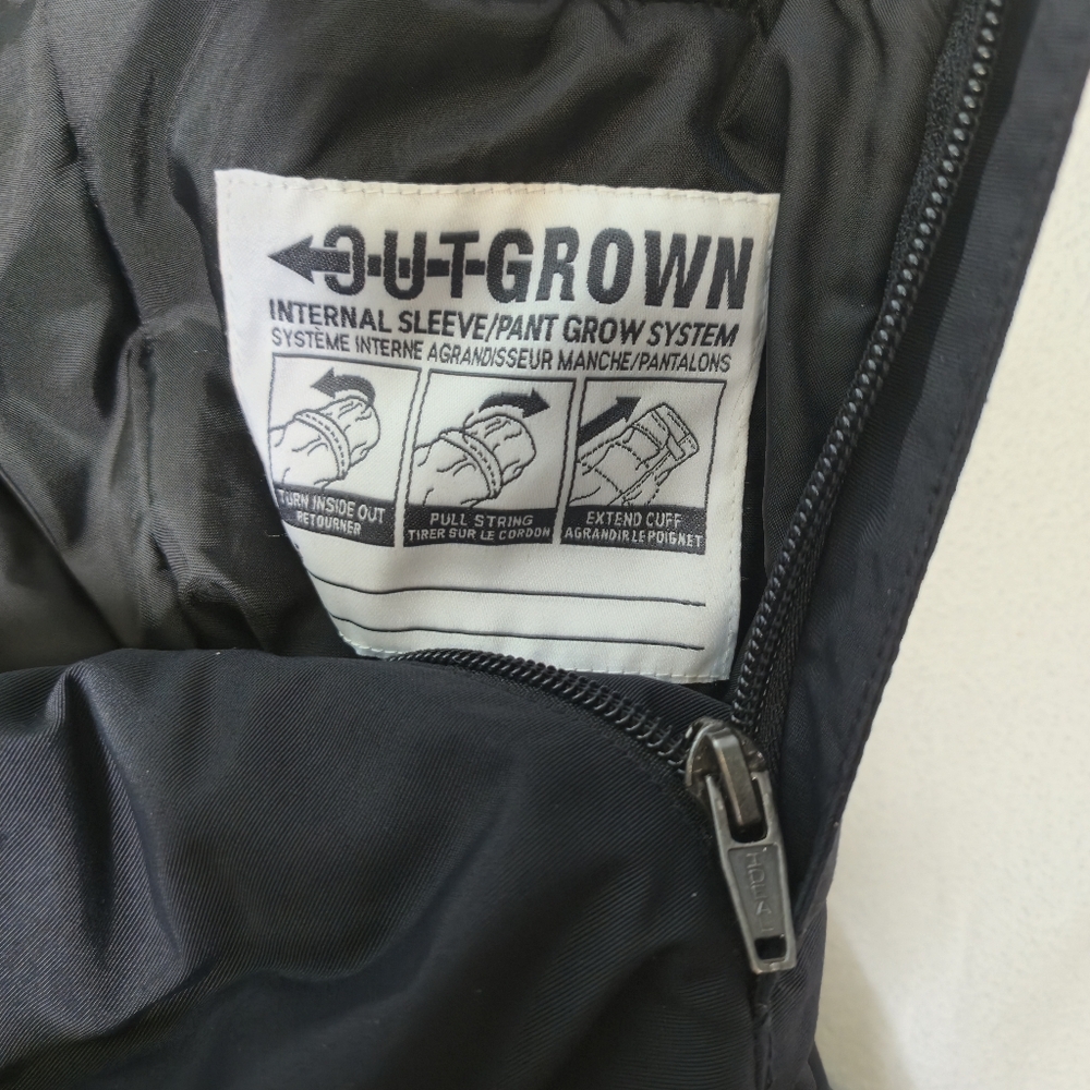 Columbia Kids Black Rain Pants With Outgroqn Adjustable Bottom Cuffs Size S (8) - Picture 8 of 9